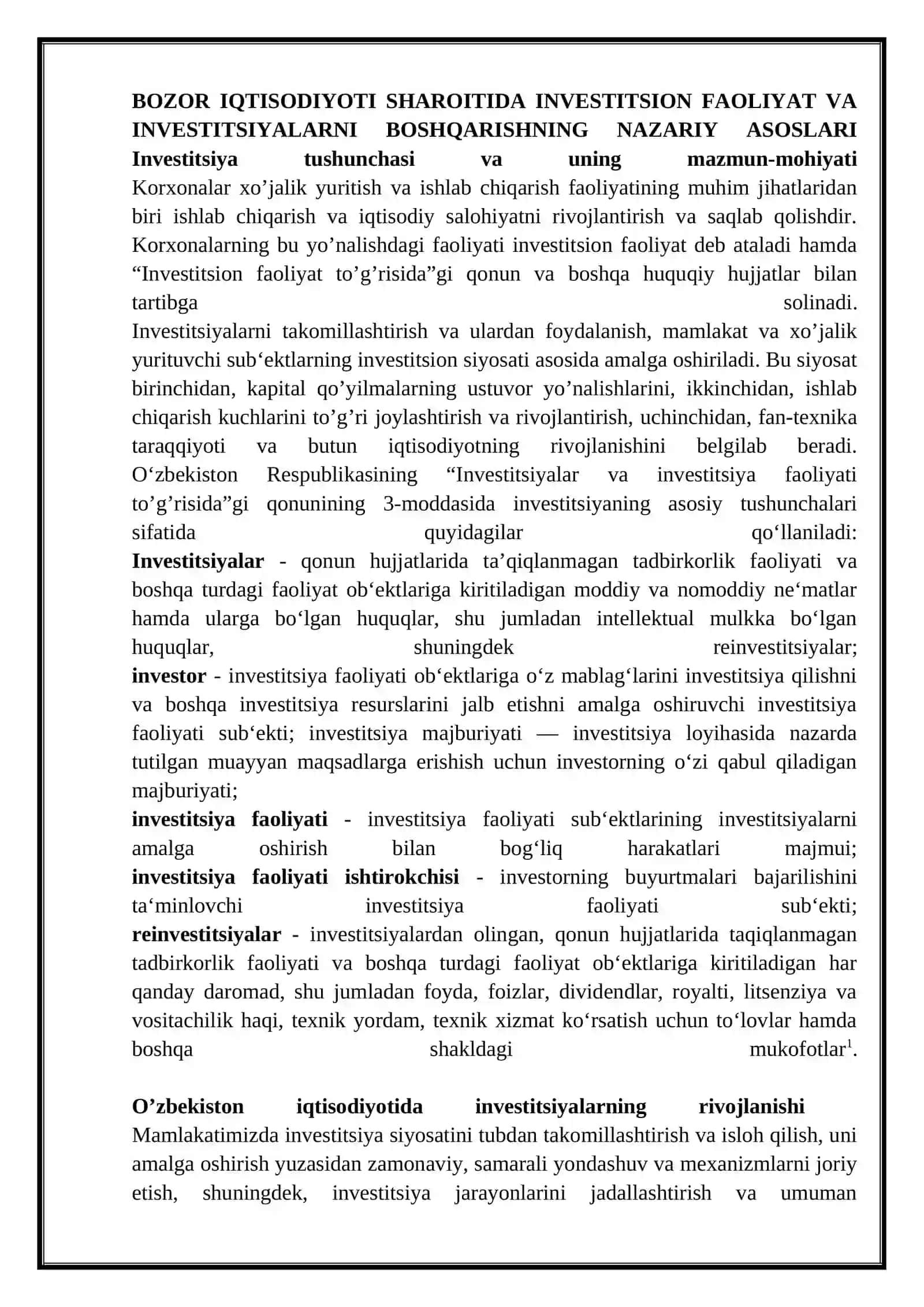 TURIZM VA MEHMONXONA XIZMATLARI IQTISODIYOTI FANIDAN REFERAT 3