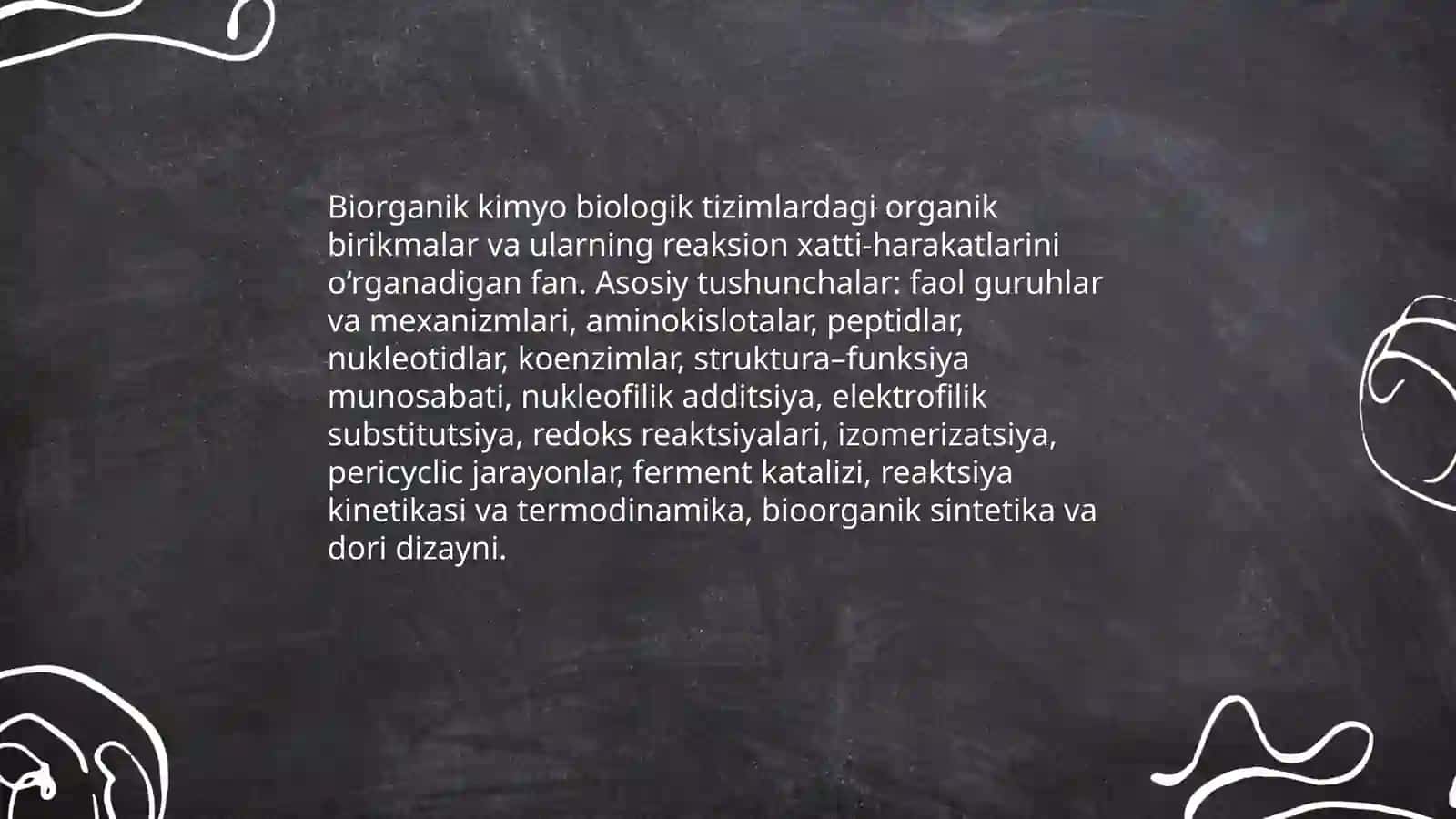 Biorganik kimyo asoslari 3