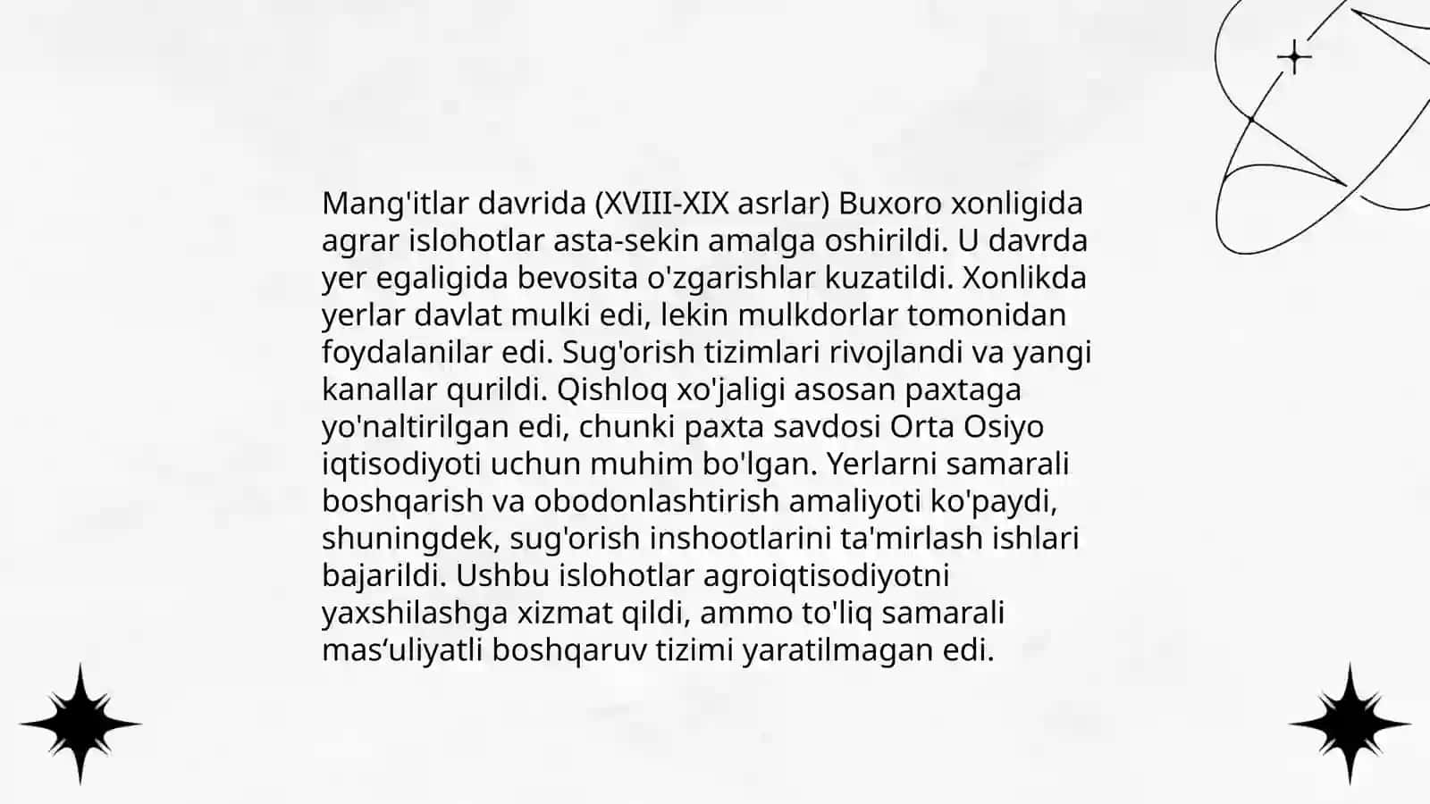 Mang'itlar davrida ijtimoiy iqtisodiy hayot 3