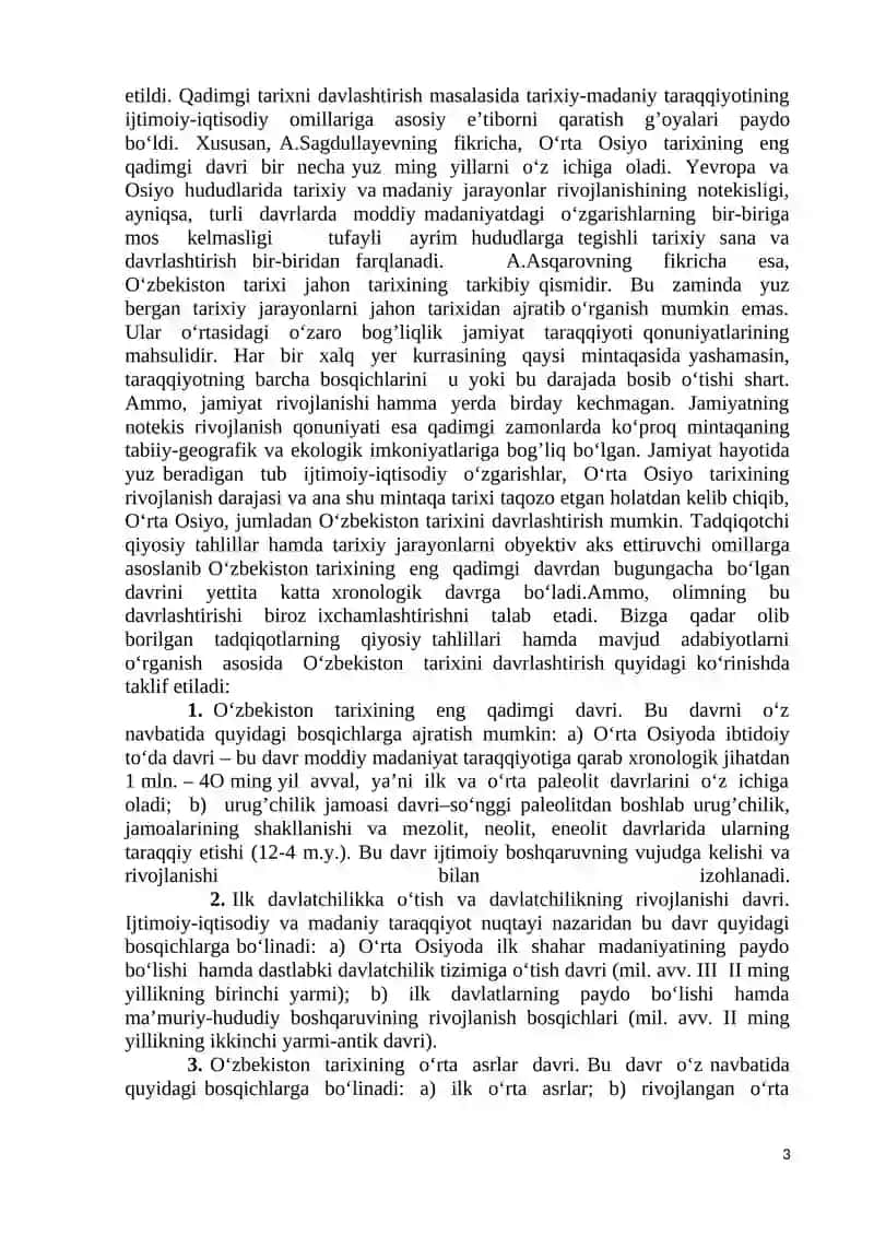 O‘zbekistonning Eng Yangi Tarixi 3