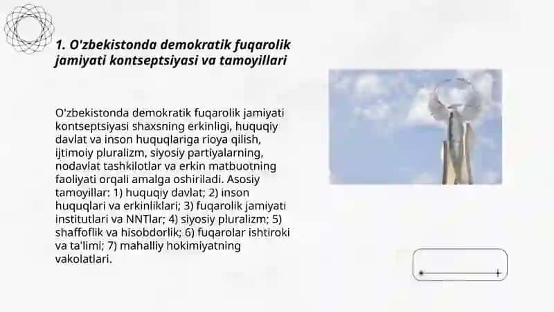 O'zbekistonda demokratik fuqarolik jamiyati asoslarining shakllanishi 3