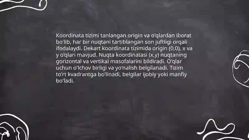 Koordinata tizimlari 3