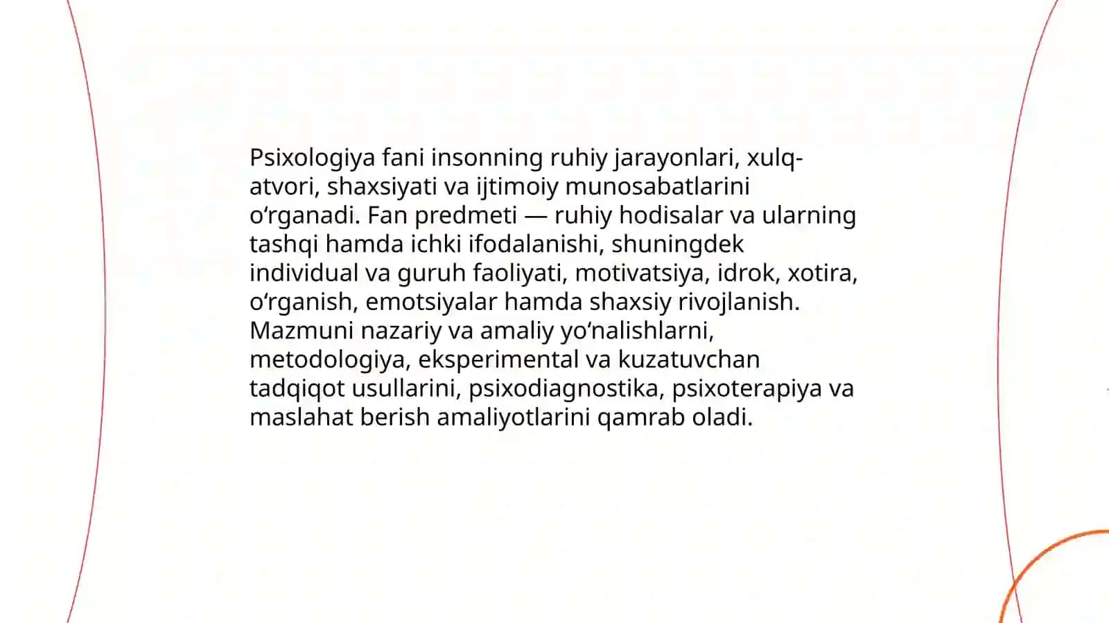 Psixologiya fanining predmeti va mazmuni 3