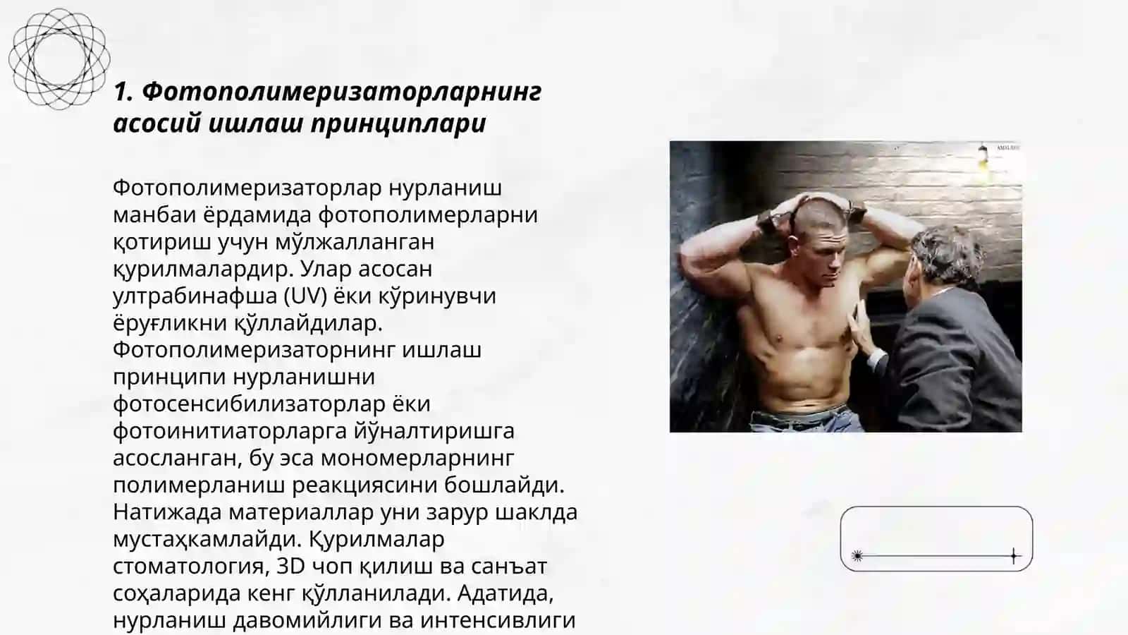 Fotopolimerizatorlar ishlash tamoyillari va Sendvich usuli 3
