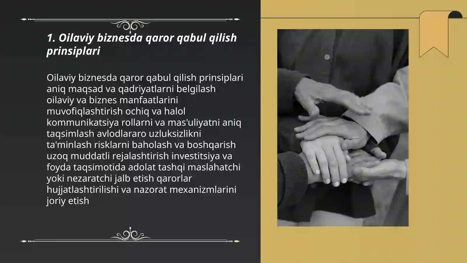 Oilaviy biznesda qarorlarni qabul qilish 3