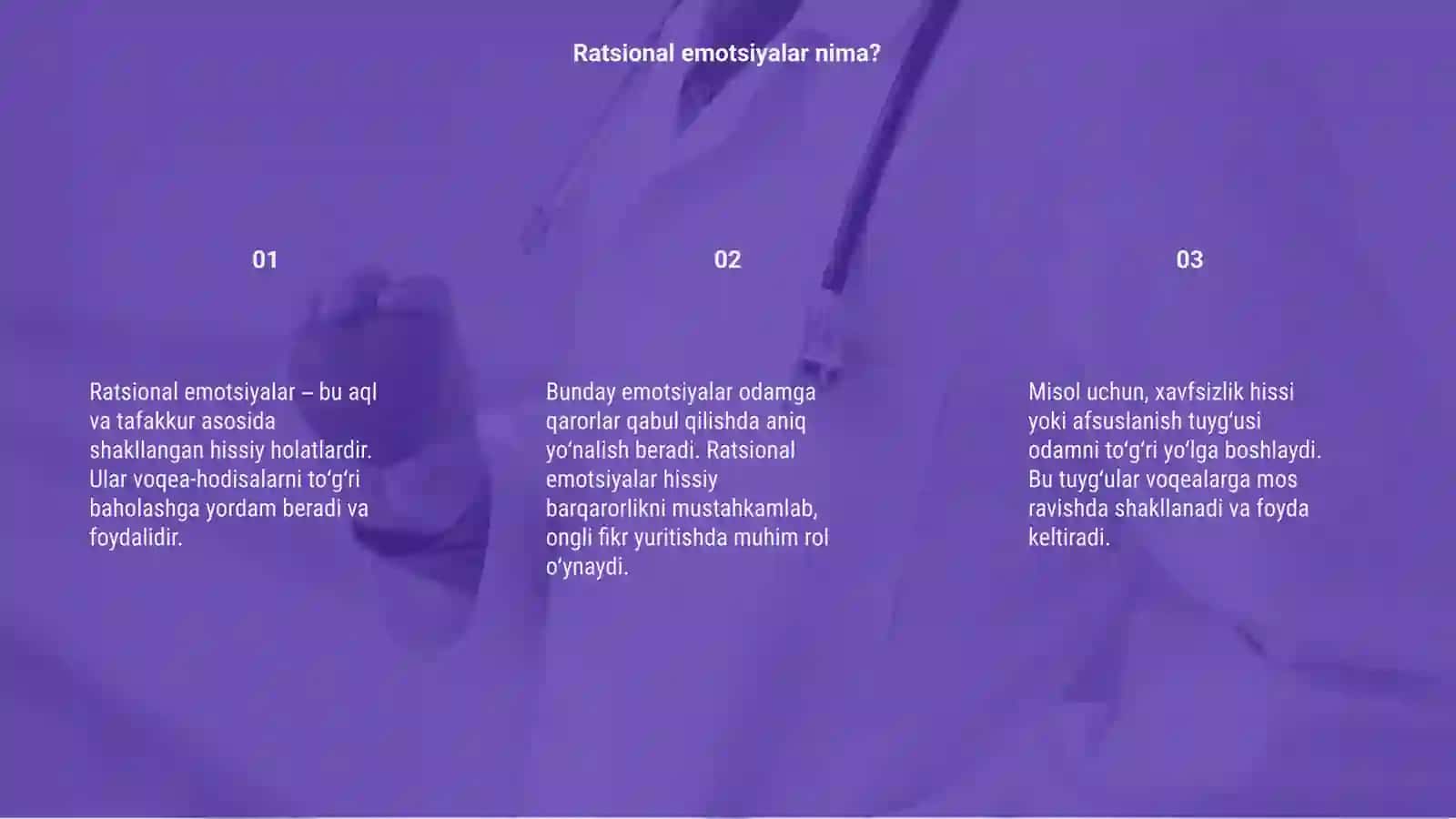 Ratsional emotsiyalar 3