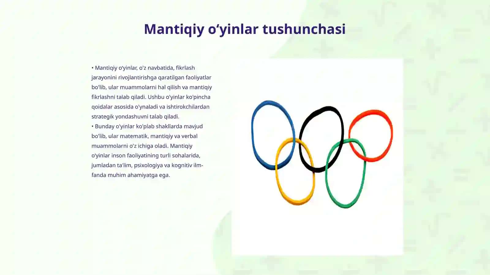 Mantiqiy oʻyinlar va uning mazmuni 3