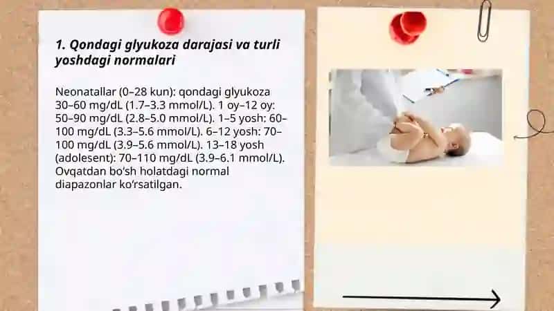 Turli yoshdagi bolalarda asosiy biokimyoviy konstantalar 3