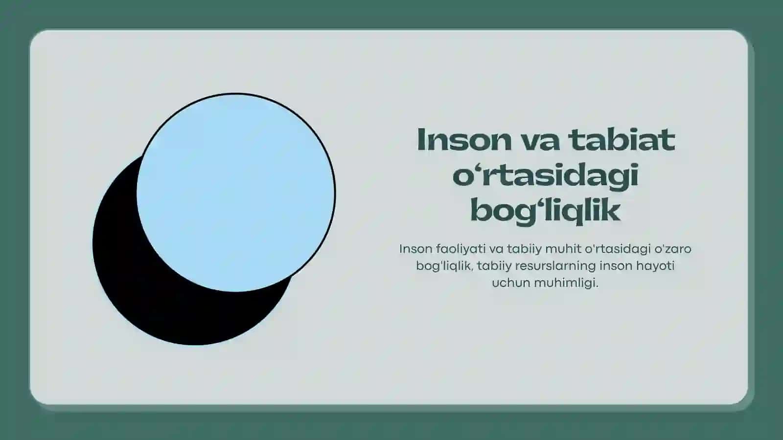 Inson Faoliyatining Tabiatga Ta'siri 3