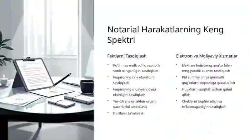 Notarial Harakatlarni AmalgaOshirishning umumiy qoidalari 3