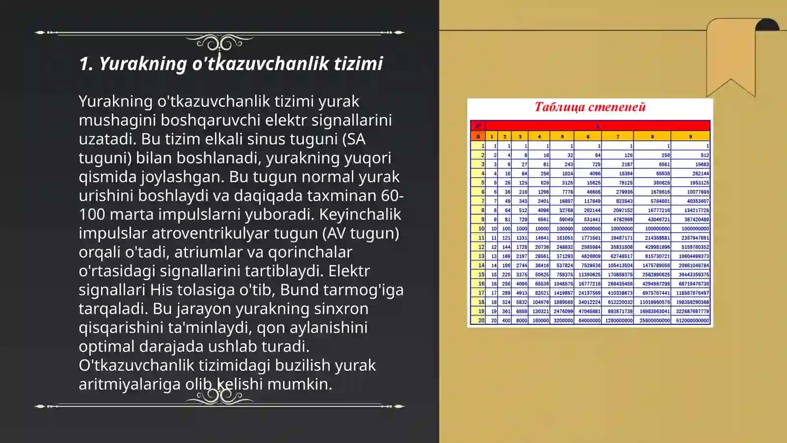 Elektro kardio gramma yurakni o'tkazuvchanlik sistemasi 3