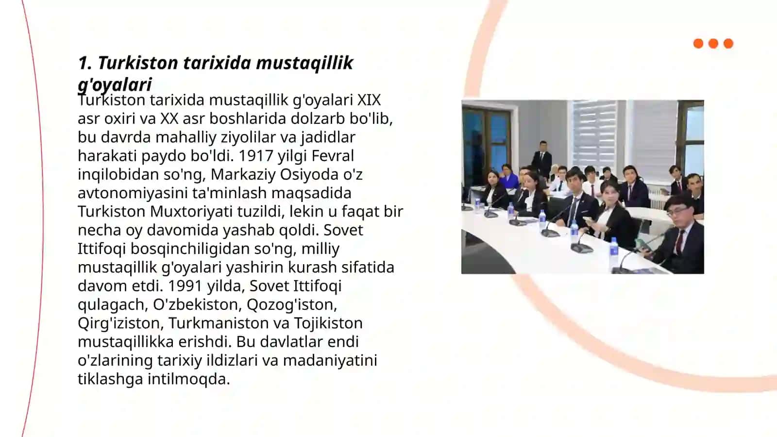 Ózbekistonda mustaqillik g'oyalarining tarixiy asoslari 3