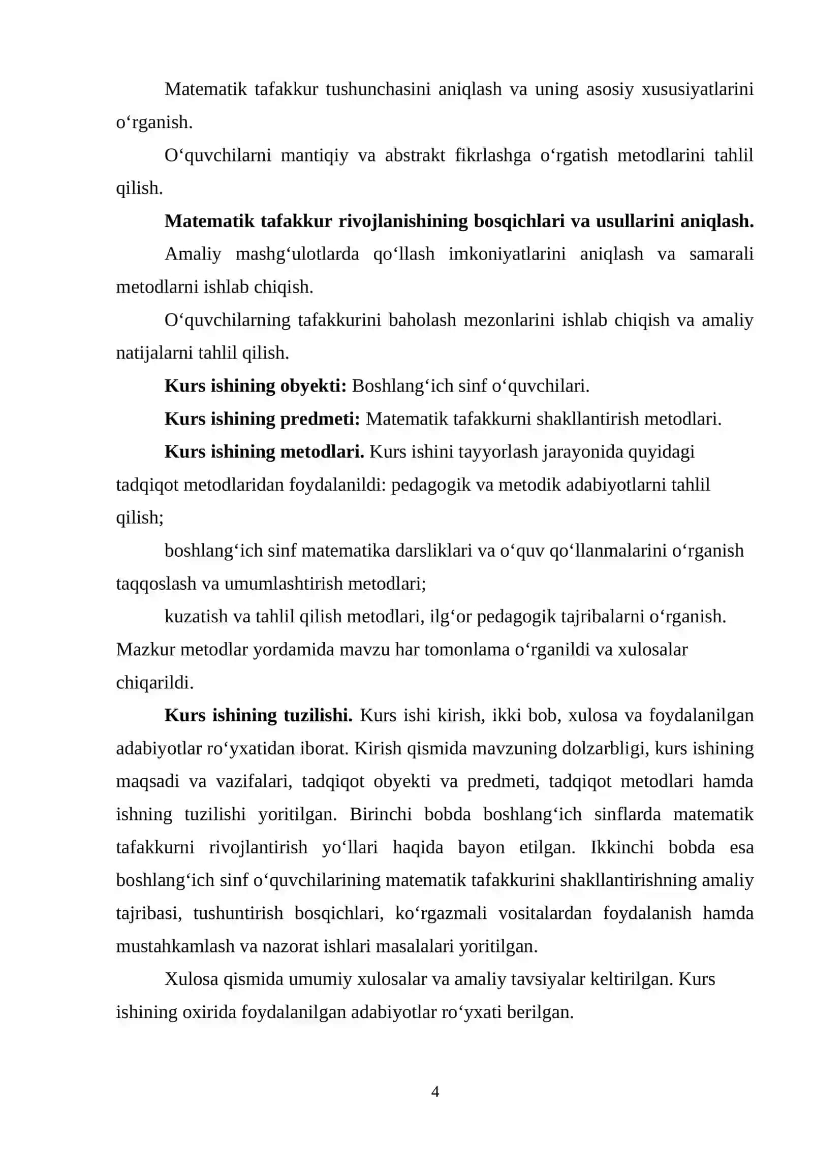 Boshlangʻich sinf oʻquvchilarining matematik tafakkurini shakllantirish 3