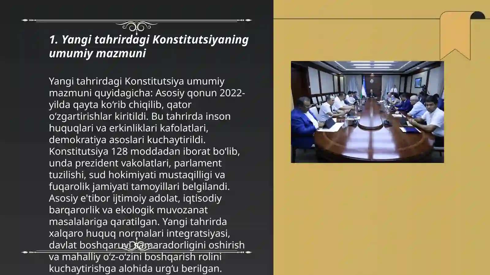 Yangi tahrirdagi konstitutsiyaning mazmun mohiyati va qilinish bosqichlari 3