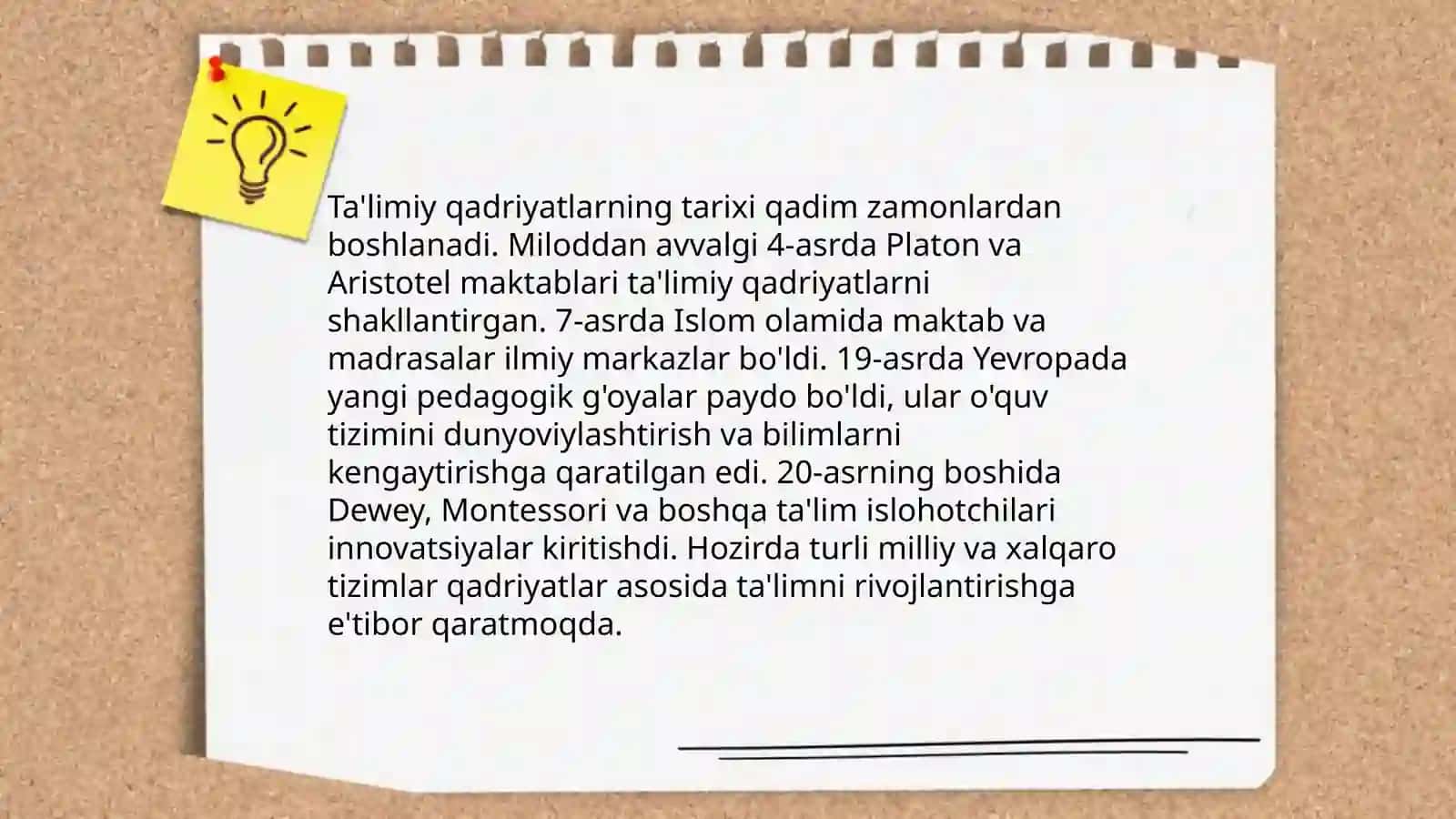 Ta'limiy qadriyatlar 3