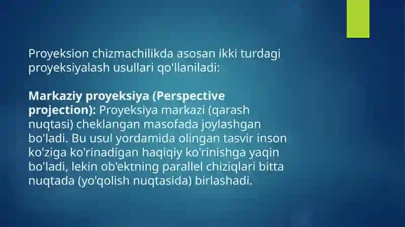 PROYEKSION CHIZMACHILIK 3