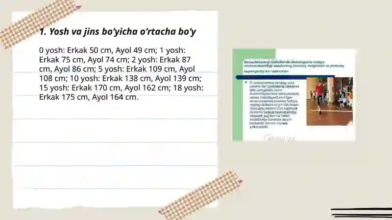 Aholini jismoniy rivojlanish koʻrsatgichlari 3
