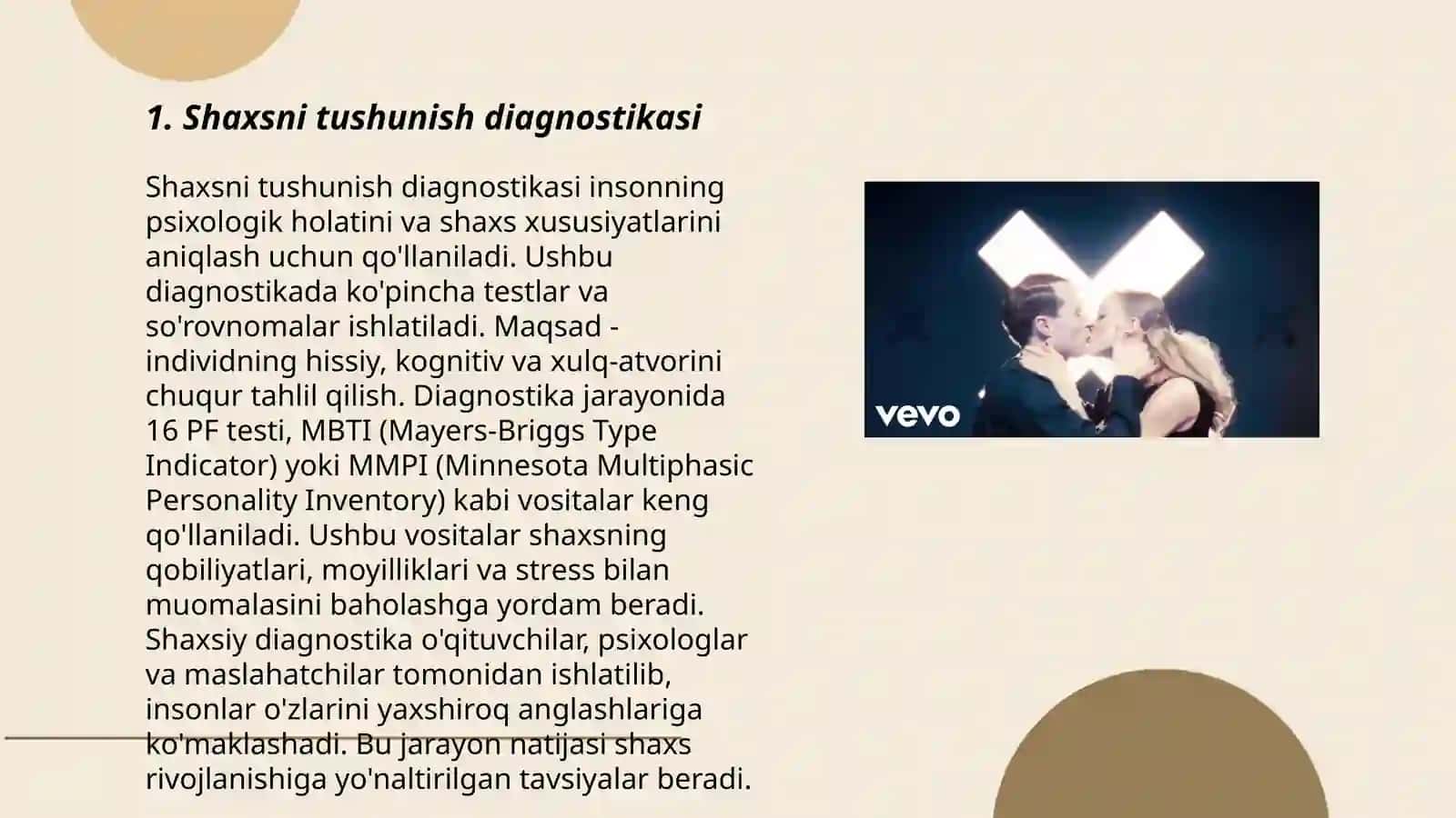 Psixologik - pedagogik diagnostikaning asosiy yoʻnalishlari 3