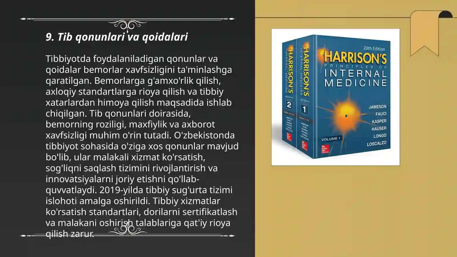 Tibbiyotda Tib qonunlari va qoidalari 3