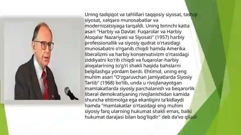 “Demokratiya toʻlqinlar” Samuel Hantington va demokratik toʻlqinlarini davrlashtirilishi 3
