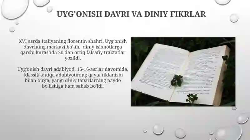 Uyg'onish davri adabiyoti 3