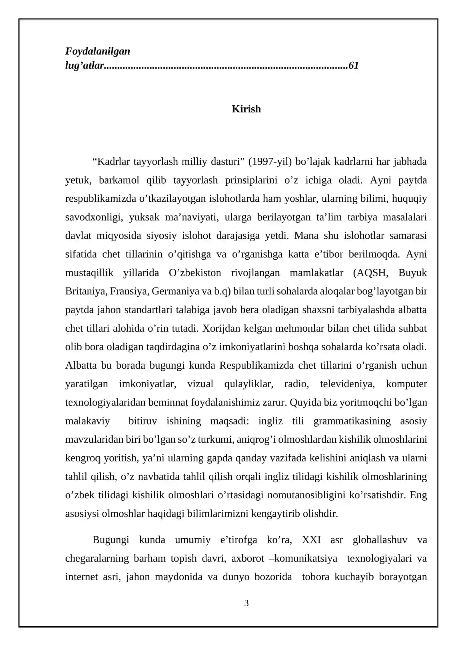 Hozirgi zamon ingliz tilida kishilik olmoshlarining lingvistik tahlili 3