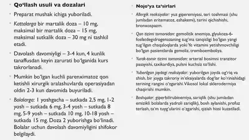 Mahalliy gemostaz uchun zamonaviy dorivositalar 3