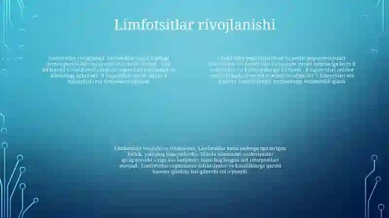 Limfasitlarning Papulyatsiyalari Va Subpapulyatiyalari.Ularning Tuzilishi Va Vazifalari 3
