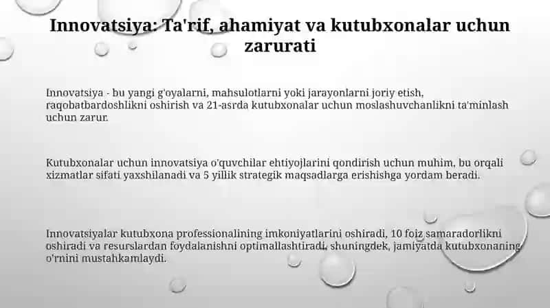 Kutubxonamutaxassislarninginnavatsionkuchiniboshqarish 3