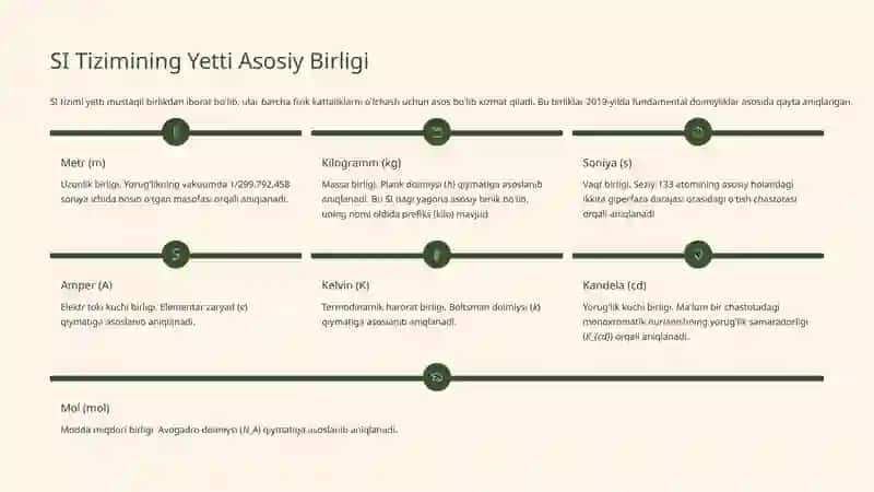 Xalqaro SI O'lchov Birligi Tizimi 3