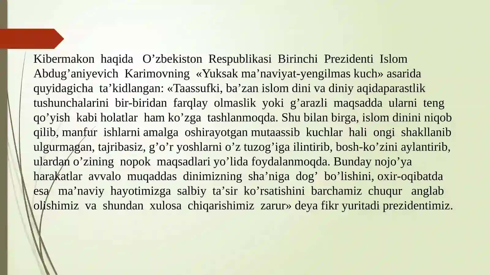 Kibermakon, kiberterorizm, kiberzo’ravonlik tushunchalarining mohiyati 3
