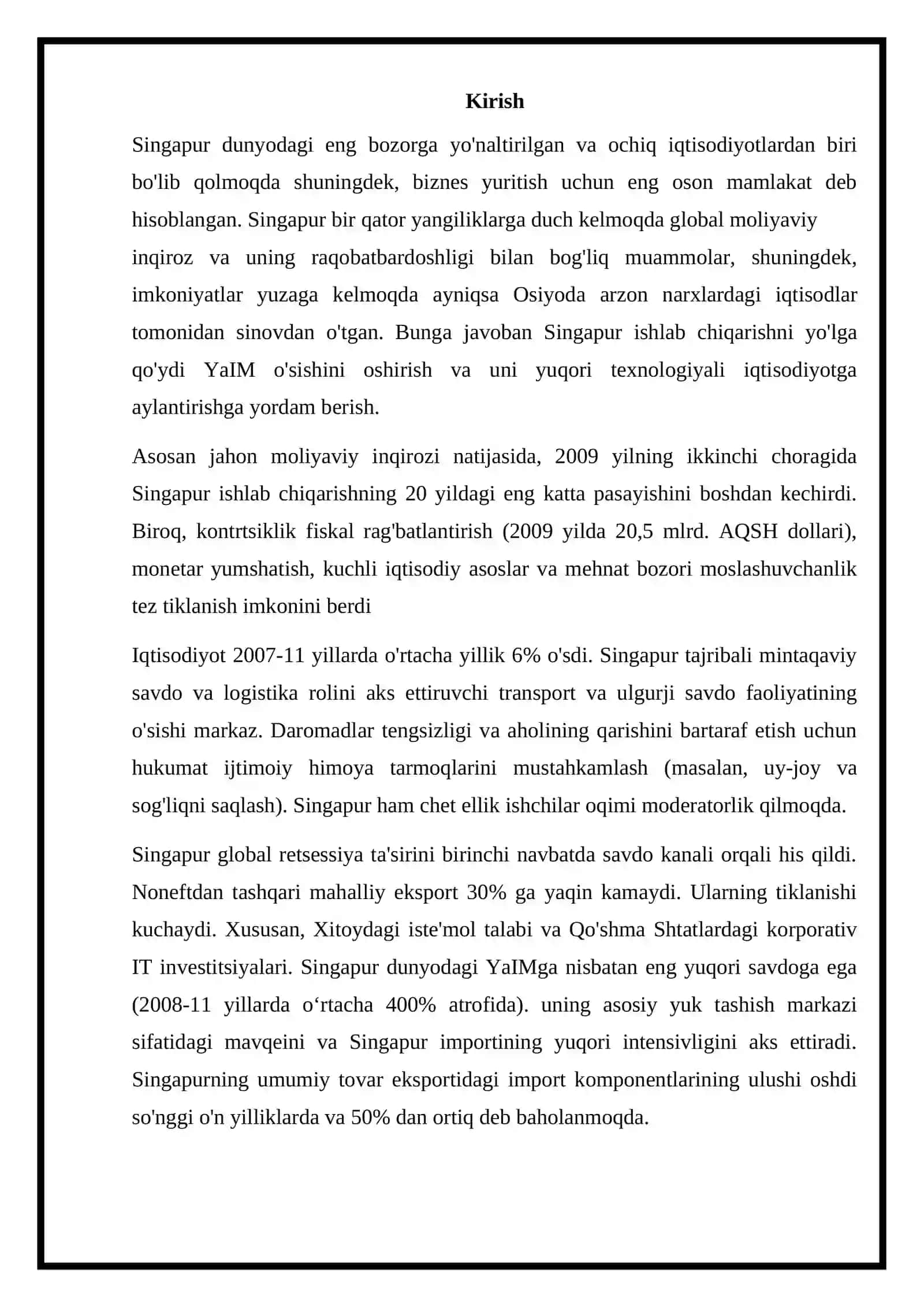 Singapur iqtisodiyoti: tarixi va hozirgi holati 3