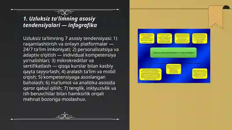 Uzluksiz ta'lim tayyorlash 3