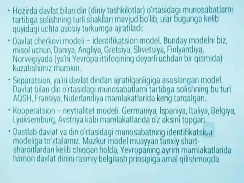 O‘zbekistonda faoliyat yurituvchi diniy tashkilotlar 3