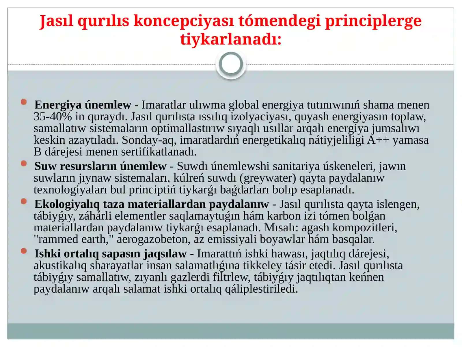 Jasıl qurılıs texnologiyaların analiz qılıw 3