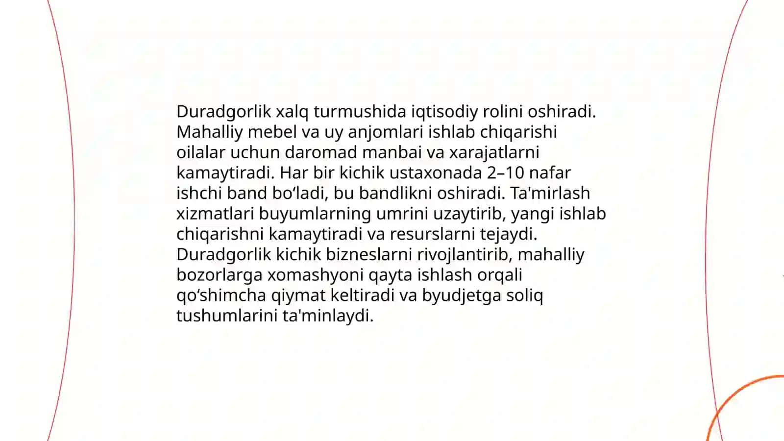 Duradgorlikning Xalq Turmushidagi Roli va Vazifasi 3