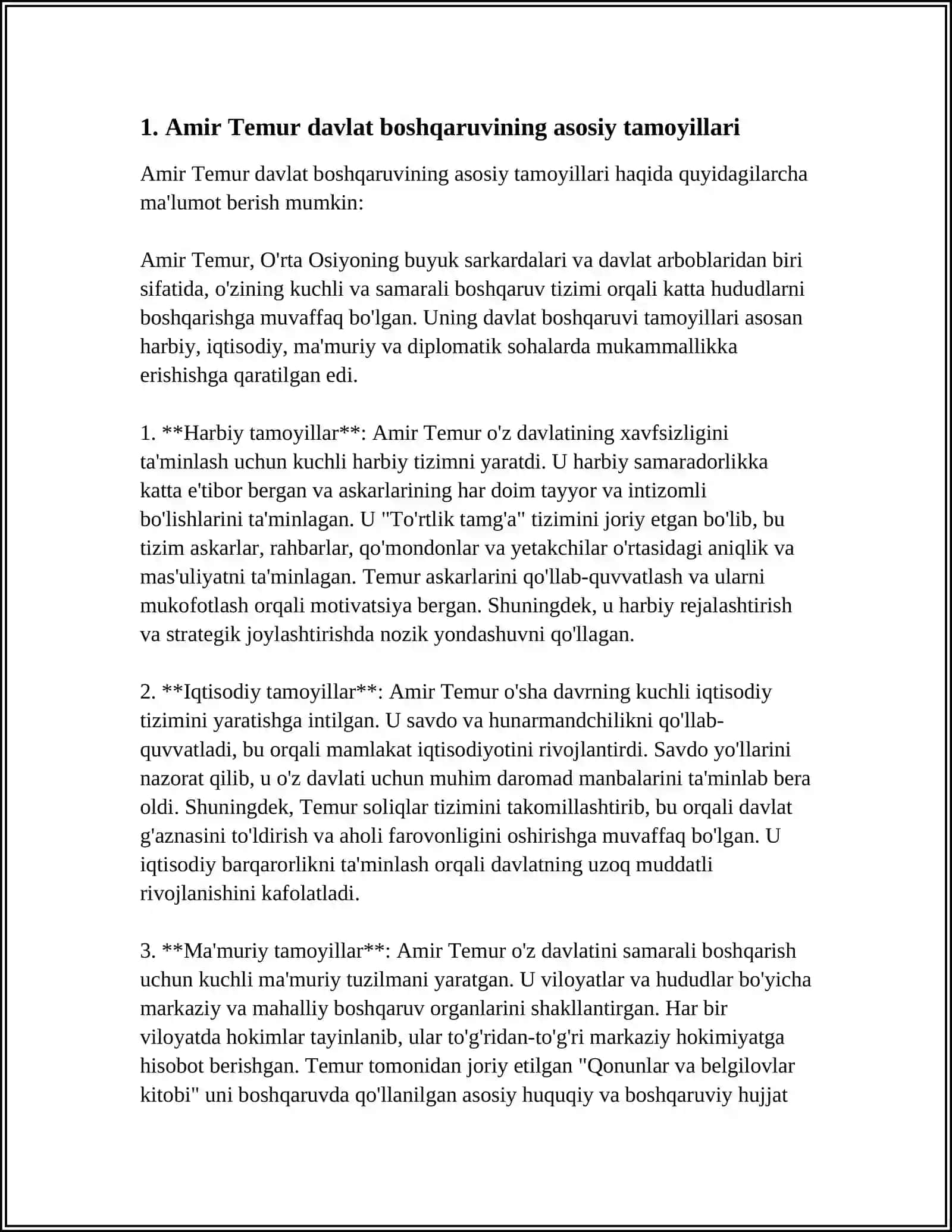 AMIR TEMUR DAVLAT BOSHQARUVI VA HARBIY TIZIMI 3