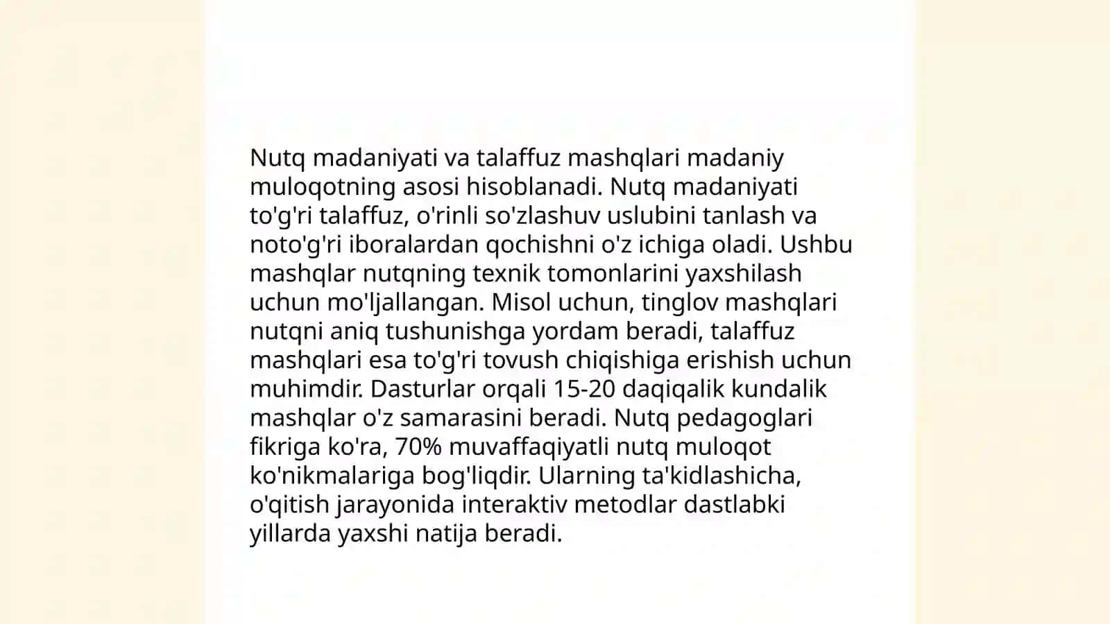 3-sinf ona tili darslari o'qituvchisi kitobini tahlil qilish. Boshlang'ich sinf o'quvchilarini nutqini o'stirishga oid mashq turlarini ishlab chiqish 3