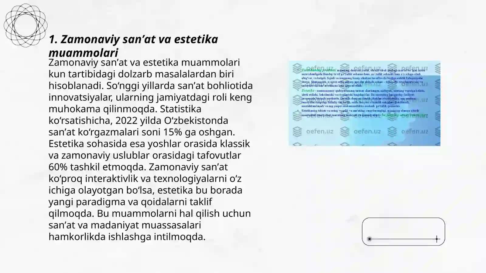 Zamonaviy sanʼat va estetika muammolari 3