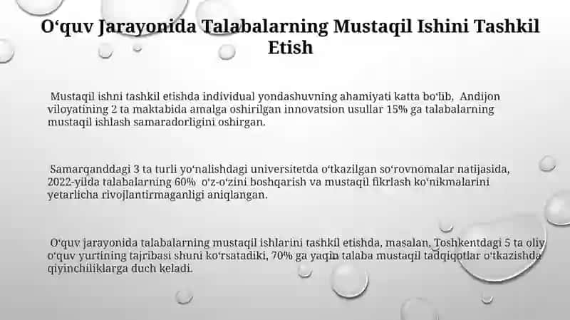 Mustaqil Talaba Shaxsiyatining Yetilishi va Jamiyatga Integratsiyasi 3