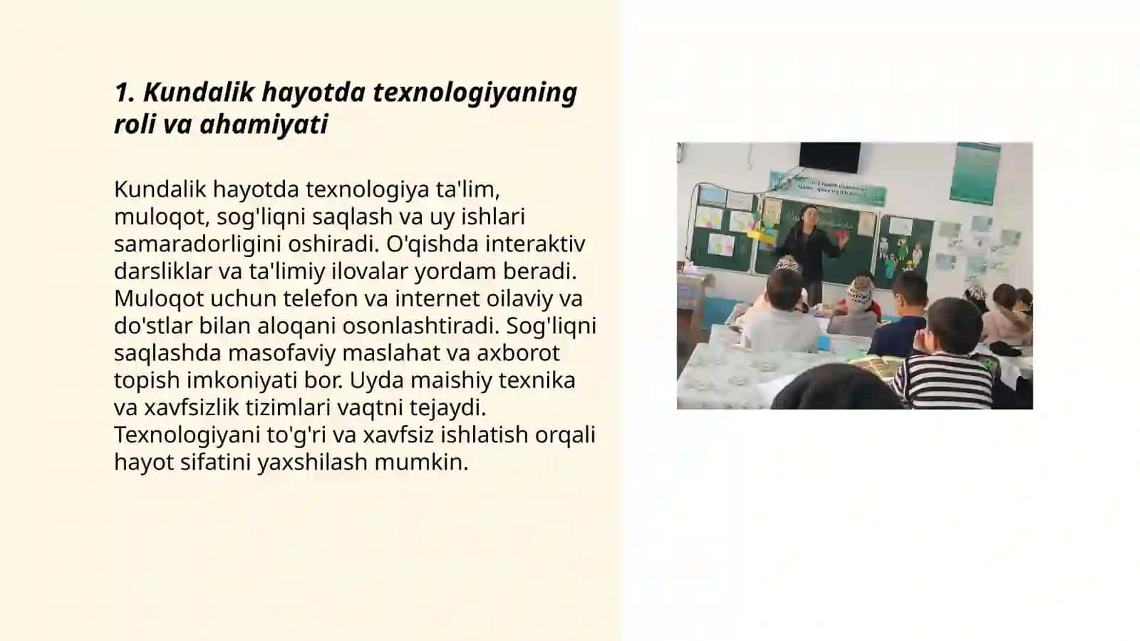 4-sinflarda Texnologiya fanining mazmuni 3