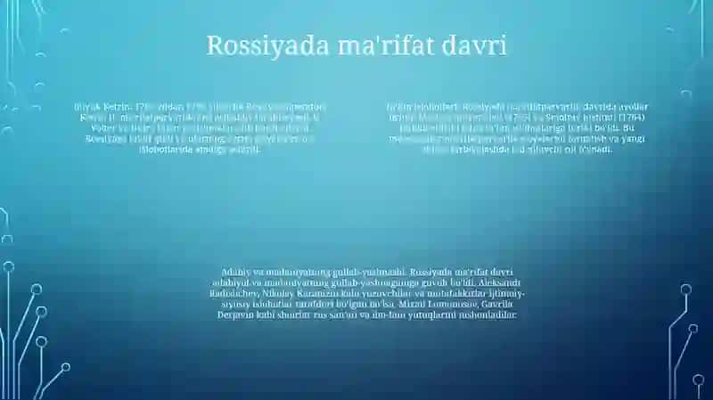 19 Asrda Rossiyaning Ijtimoiy Rivojlanishi 3