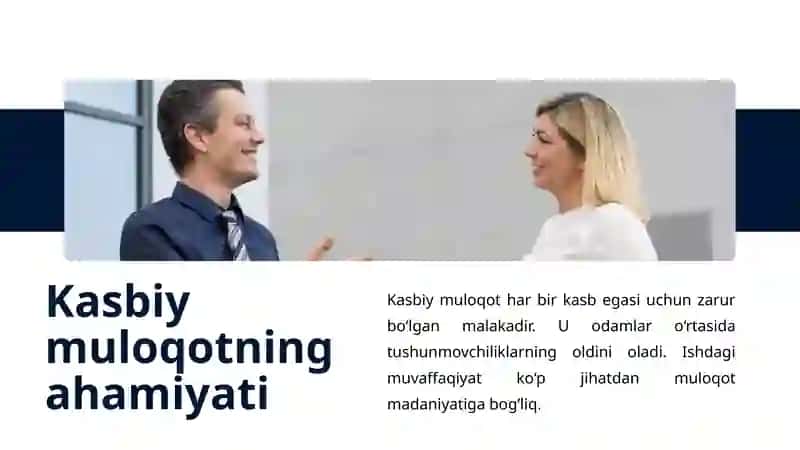 Kasbiy muloqot odobi 3