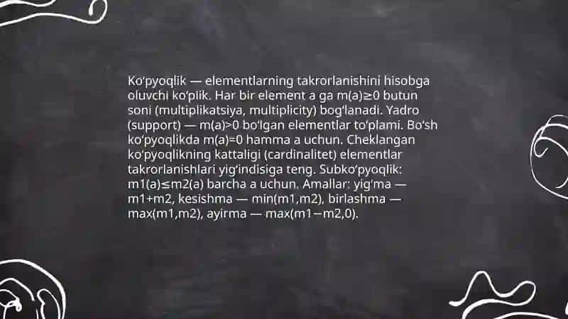 Koʻpyoqliklar 3