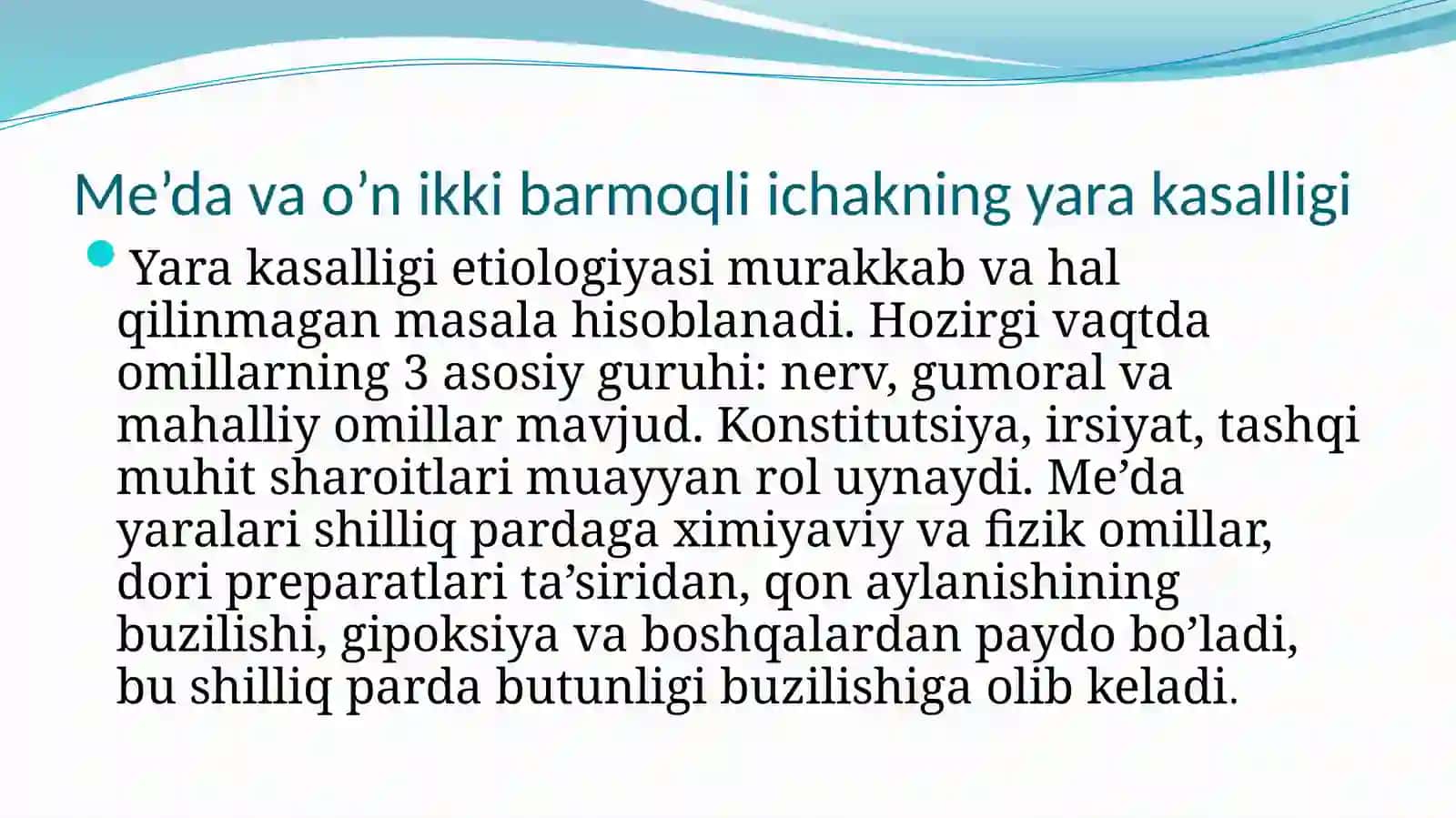Oshqozon o’tkiryaralari va eroziyalari 3
