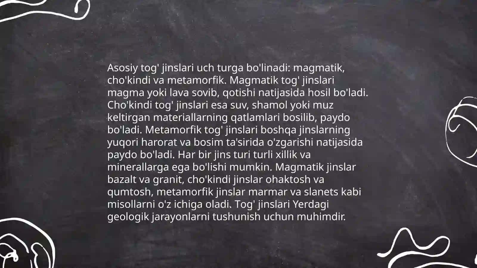 Tog' jinslari va ma'danlar 3