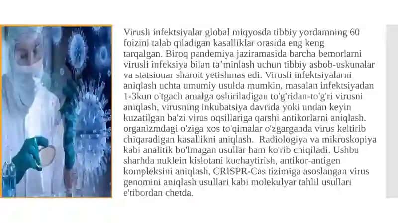 Virusli infektsiyalar va a’zolaridan tadqiqot 3