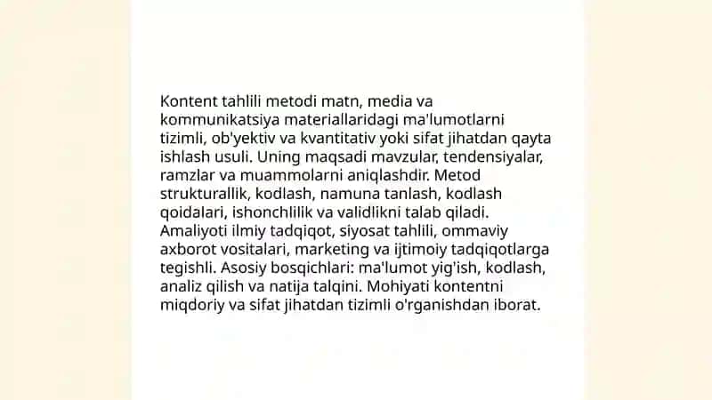 Kontent analiz metodi 3