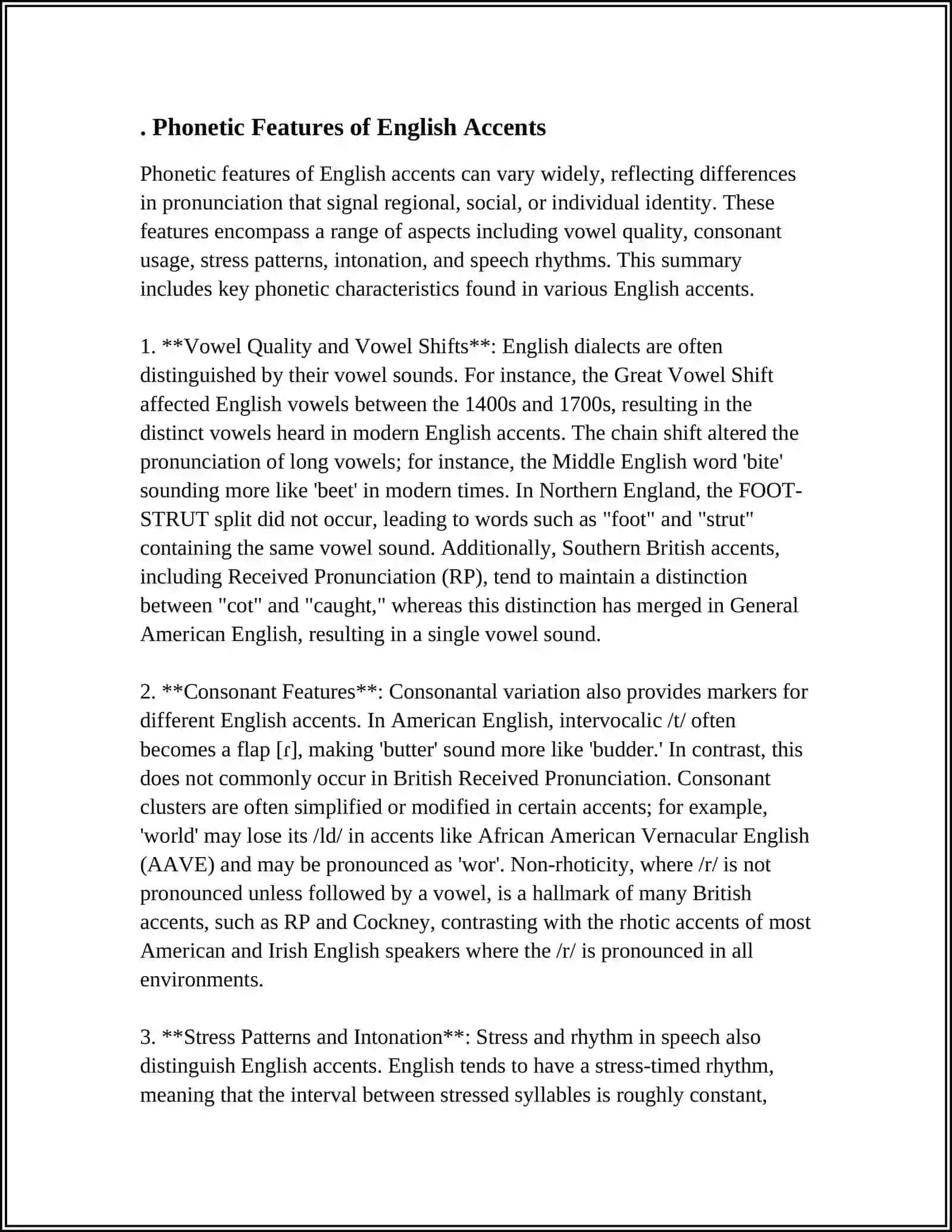 FEATURES OF THE ACCENT IN ENGLISH. COMMUNICATION AND ITS TYPES 3