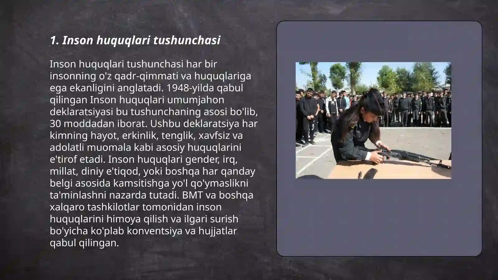 Inson huquqlari va erkinliklari kafolatining yaratilishi 3